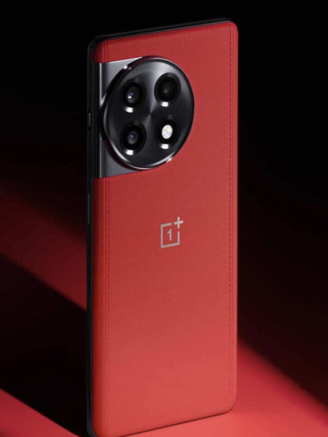 OnePlus 11r launched with red solar color powerful features & camera